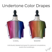 Cool and Warm Undertone Color Analysis Drapes