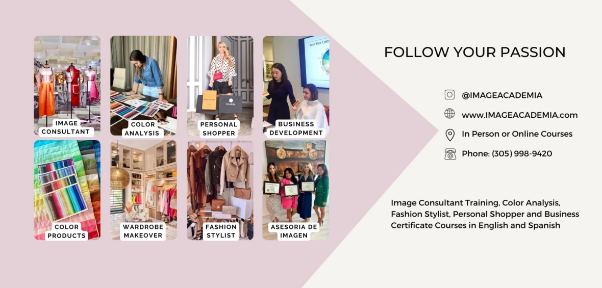 Image Academia - Image Consultant Training, Personal Color Analysis, Fashion Stylist, Personal Shopper and Business Certificate Programs